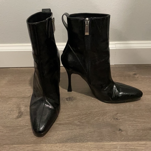 Black high heel booties - Size 6.5 - Picture 3 of 3